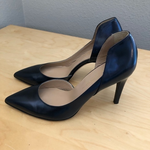 Italian PERLA FORMENTINI Pointed Toe Leather Pumps - Picture 6 of 11